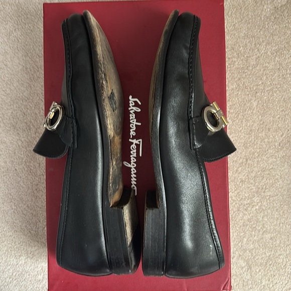 Men’s Salvatore Ferragamo black calf skin slip on size 8 1/2 main image 5